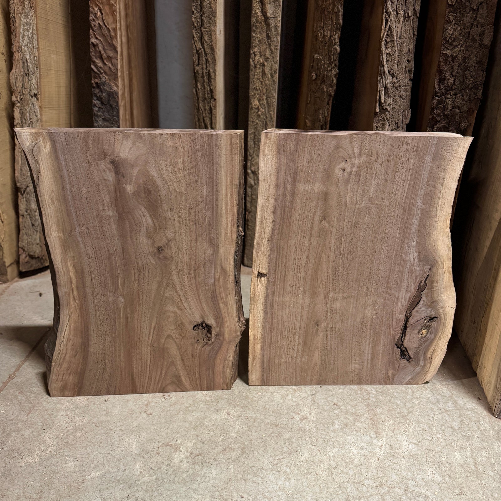 Two Live edge Walnut DIY Slabs