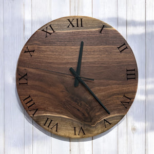 15” Walnut Clock