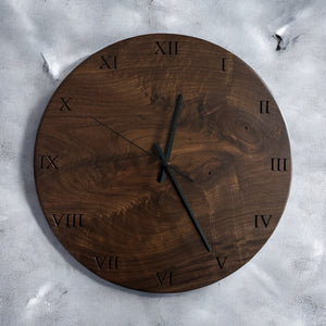 16” Walnut Clock