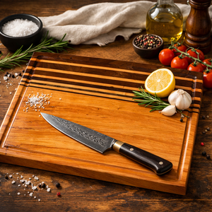 Cherry and Walnut Cutting Board