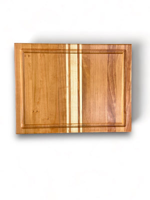 Cherry with Maple Inlay Cutting Board