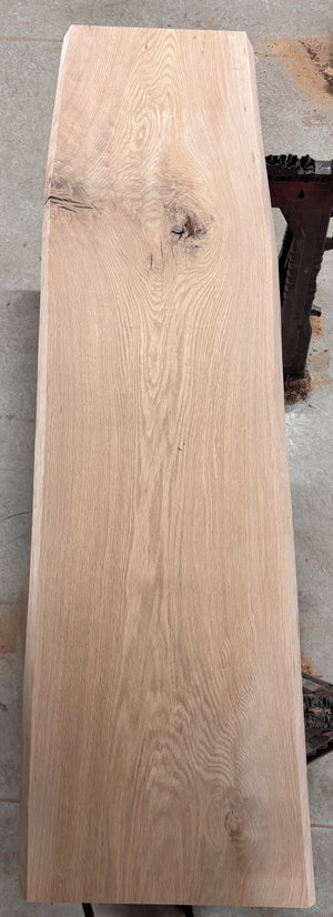 Live Edge White Oak Bench 6' Long