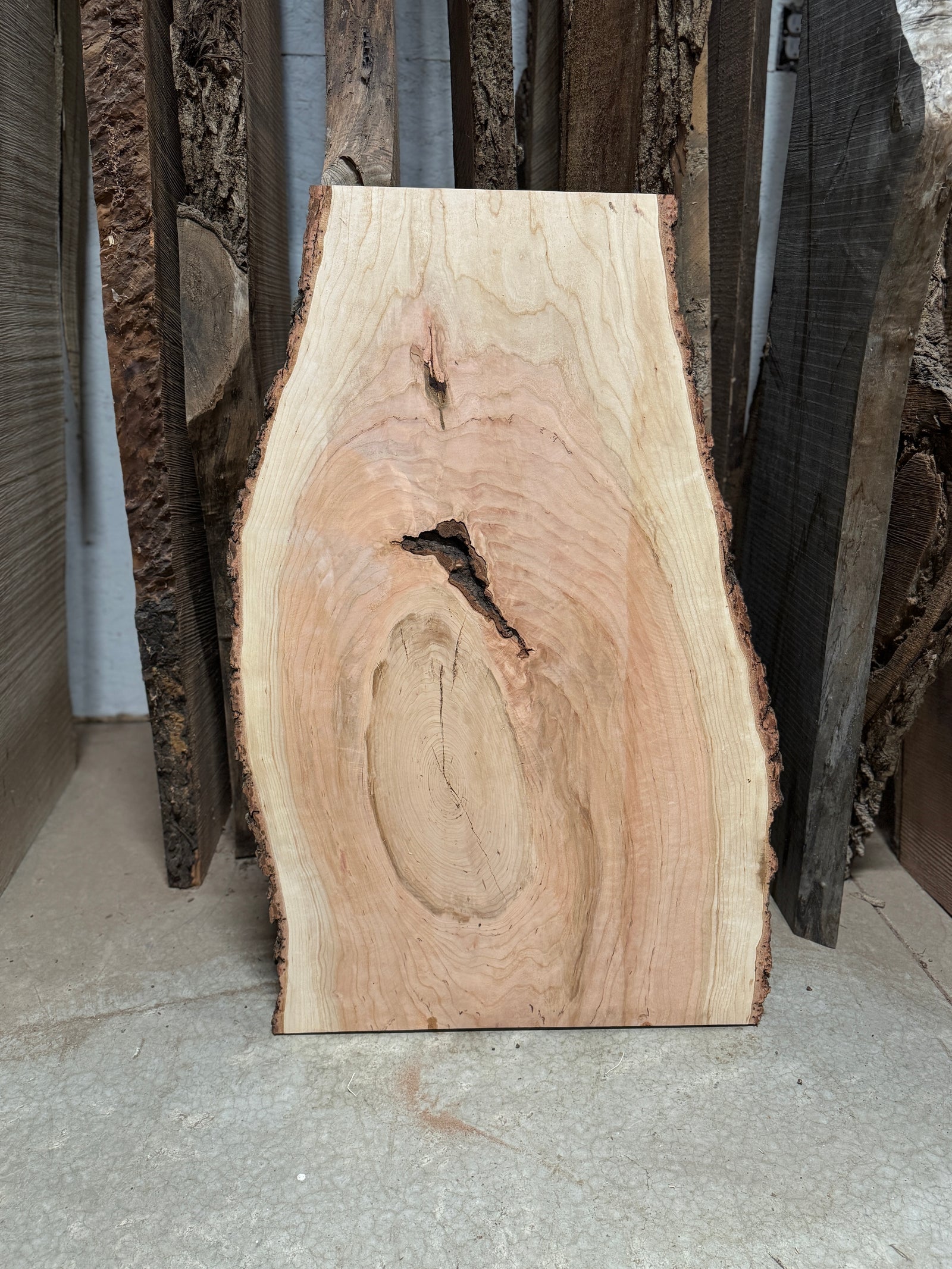Live Edge Cherry Slab 36"