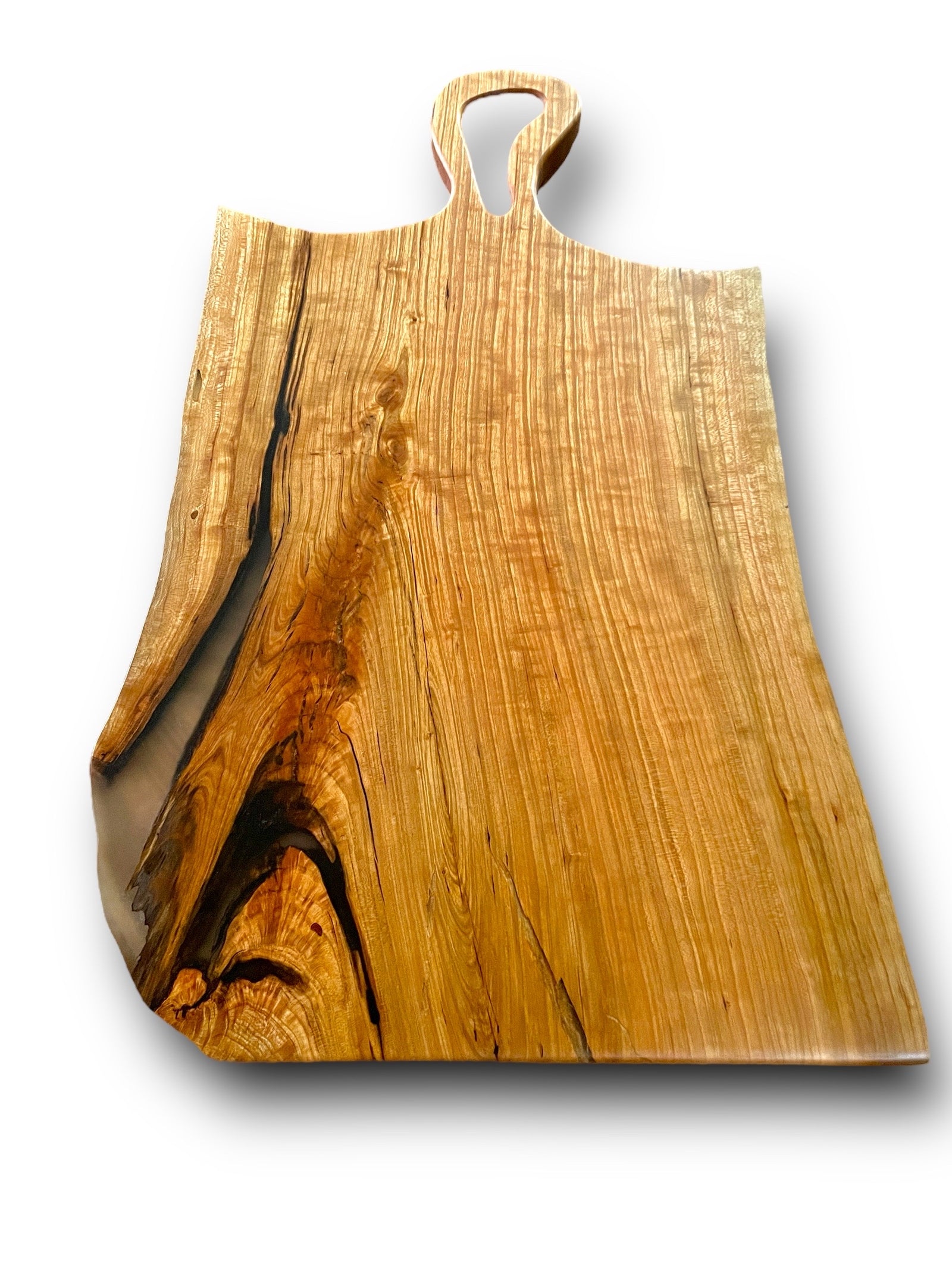 Large Cherry with Clear Epoxy Charcuterie Board