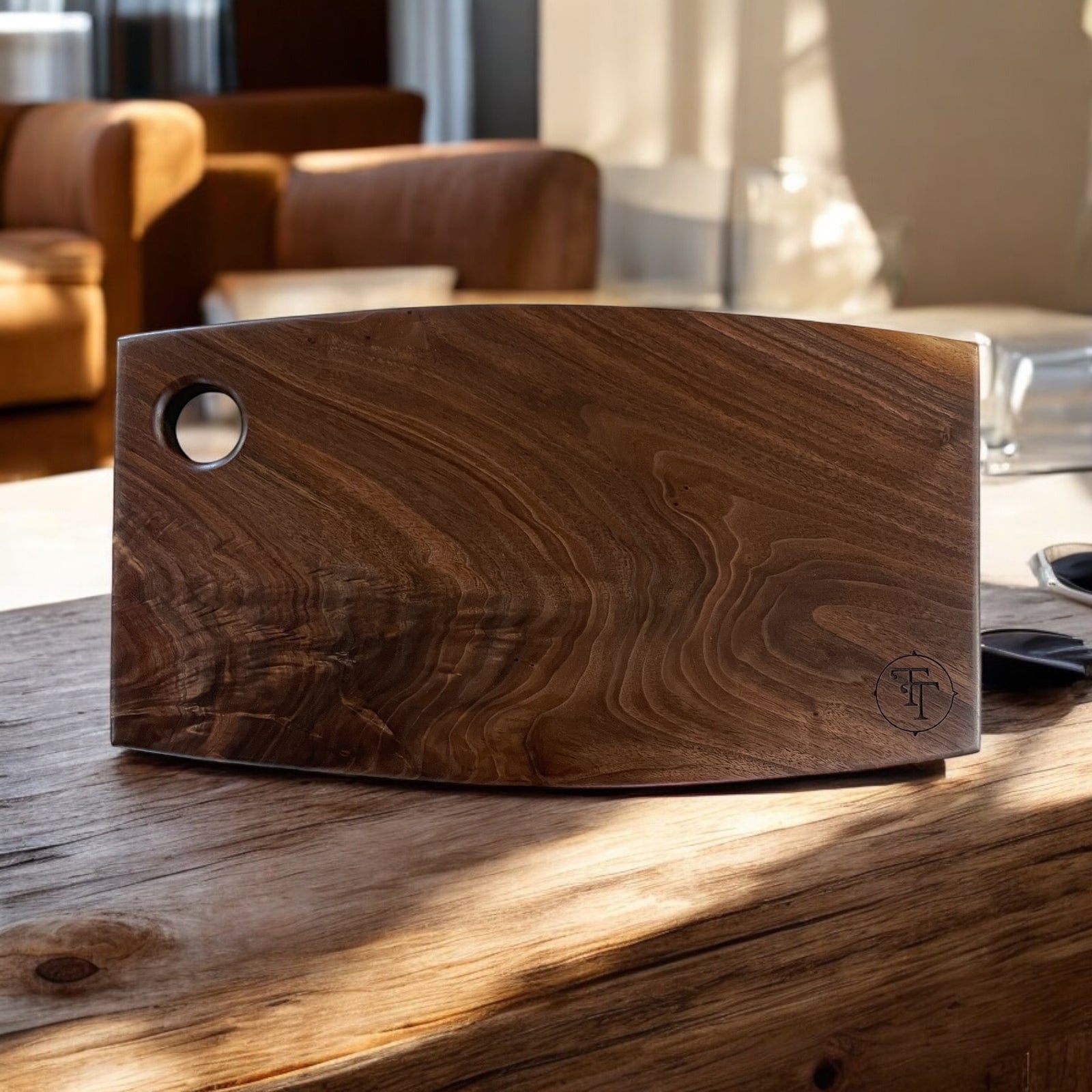 High Figure Walnut Cutting Board