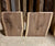 A pair of Live Edge Walnut slabs that are 17" long, they make great project boards.