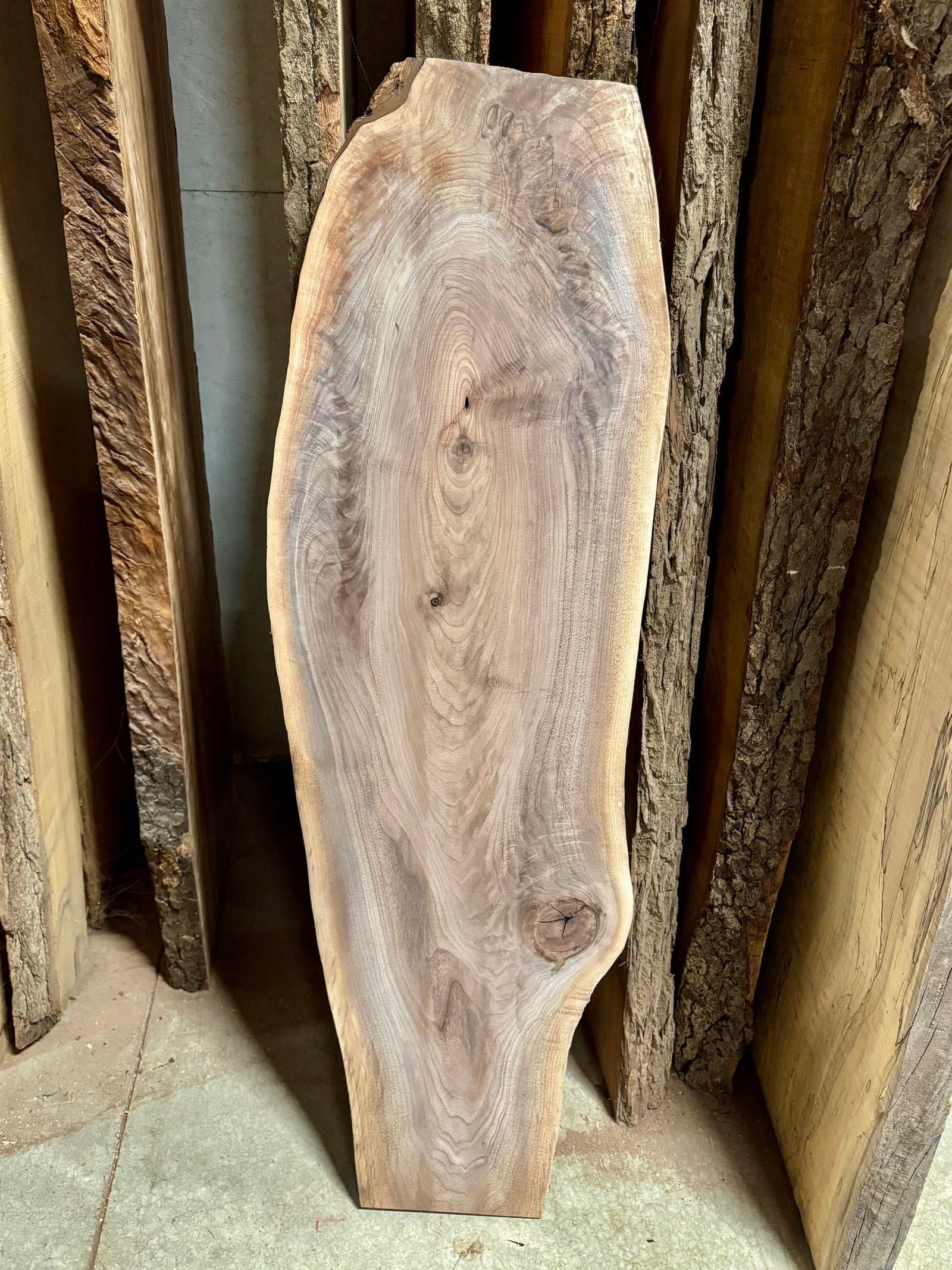 Live Edge Walnut Slab 52"