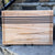 Large Figured maple and wenge wood cutting board.