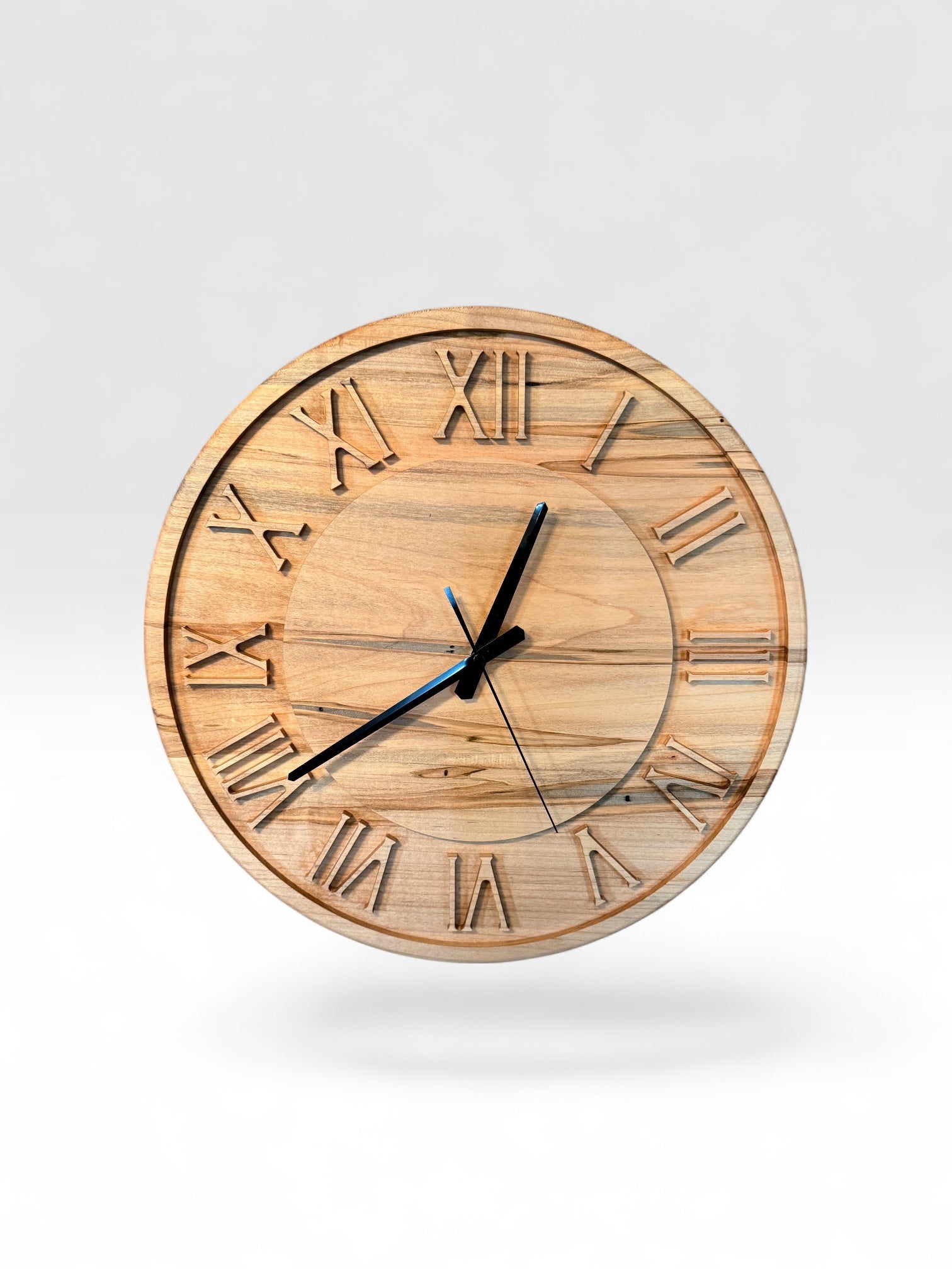 17.5" Ambrosia Maple Wall Clock