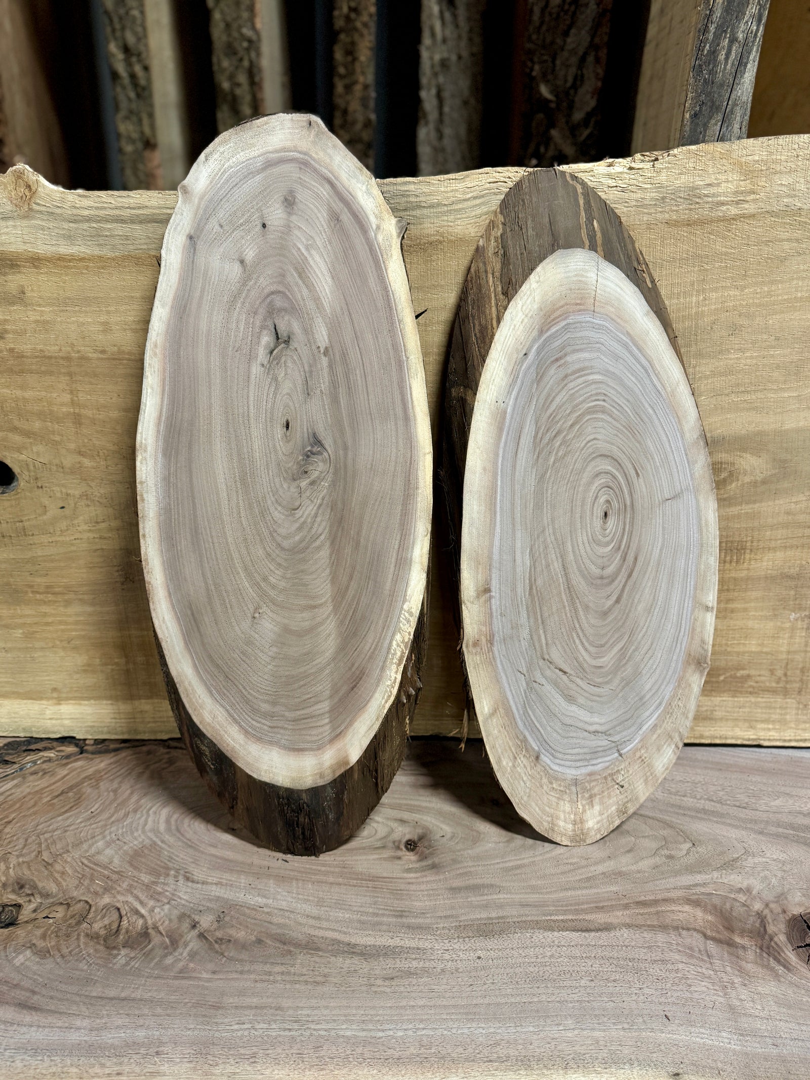 Live Edge Walnut Cookie Slabs