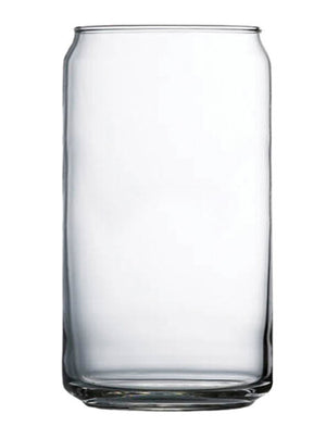 Custom Engraved 16oz Beer Can Glass