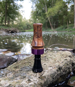 The Brotherhood - Purple Acrylic and Maple Burl