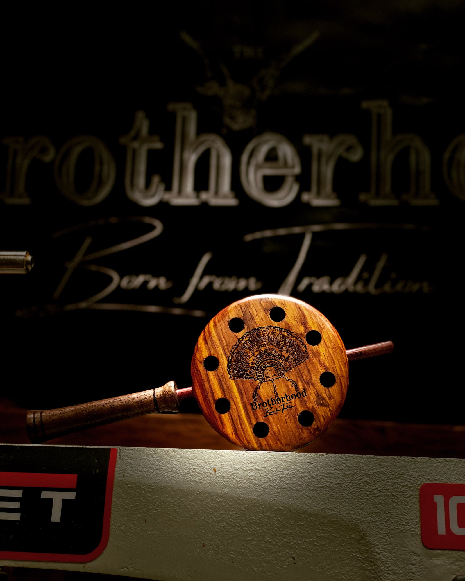 The Brotherhood Signature Turkey Pot Call with Striker