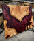 Maple Burl with Wine Charcuterie Board